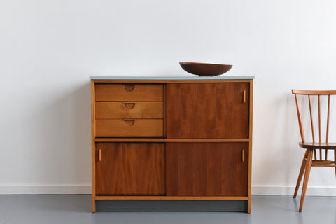 Vintage Frank Guille for Kandya 'Trimma' Wood and Formica Kitchen Unit