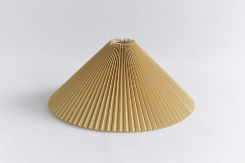 Large Pleated Lampshade Available in Beige and White