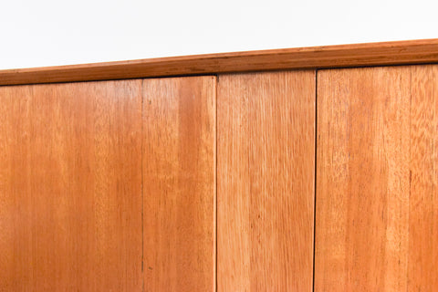 Vintage Rare Oak and Beech 1950s Sideboard by Alphons Loebenstein for Meredew