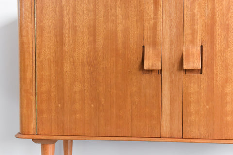 Vintage Rare Oak and Beech 1950s Sideboard by Alphons Loebenstein for Meredew