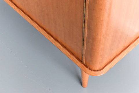 Vintage Rare Oak and Beech 1950s Sideboard by Alphons Loebenstein for Meredew