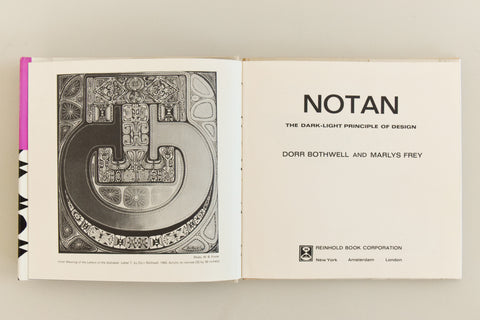 Vintage 1968 Book Notan The Dark-Light Principle of Design by Dorr Bothwell and Marlys Frey