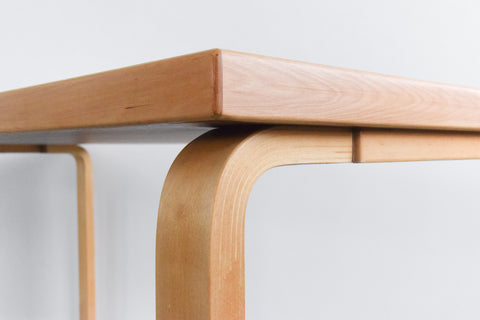 Vintage White Laminate Top Table by Alvar Aalto for Artek