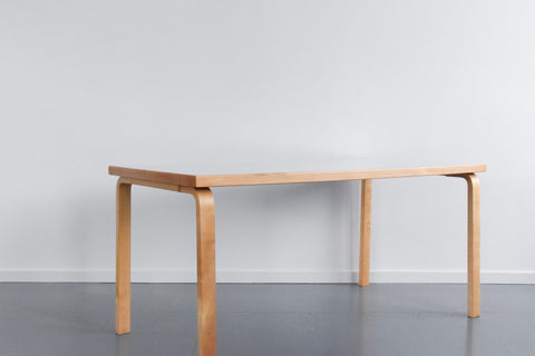 Vintage White Laminate Top Table by Alvar Aalto for Artek