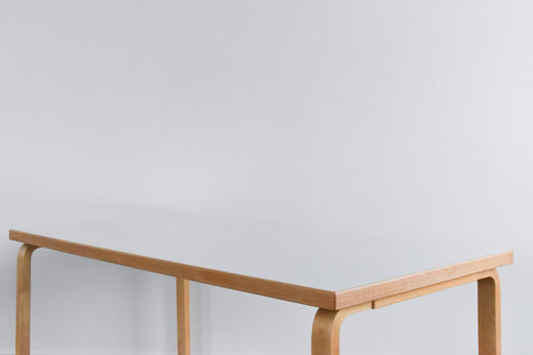Vintage White Laminate Top Table by Alvar Aalto for Artek
