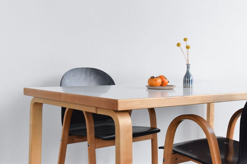 Vintage White Laminate Top Table by Alvar Aalto for Artek