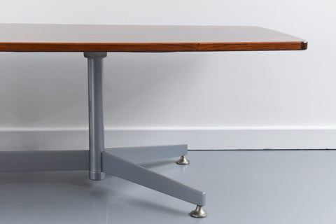 Rare Vintage Rosewood Coffee Table 1960s by Ward Bennett for Lehigh Co.