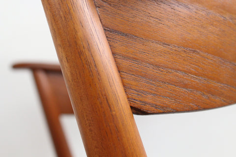 Single Vintage Danish Model 32 Teak Dining Chair by Kai Kristiansen