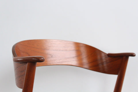 Single Vintage Danish Model 32 Teak Dining Chair by Kai Kristiansen