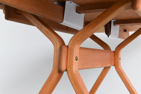 Rare Vintage Frank Guille for Kandya Blue Formica Kitchen Table