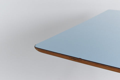 Rare Vintage Frank Guille for Kandya Blue Formica Kitchen Table