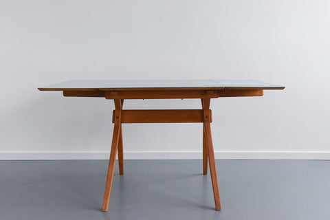 Rare Vintage Frank Guille for Kandya Blue Formica Kitchen Table