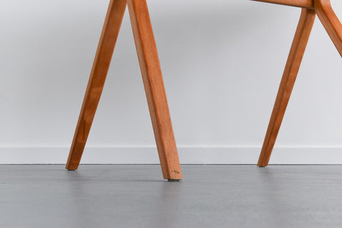 Rare Vintage Frank Guille for Kandya Blue Formica Kitchen Table