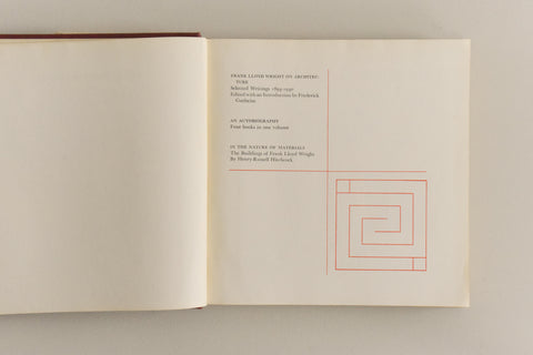 Vintage 1942 In The Nature Of Materials The Buildings of Frank Lloyd Wright Book by Henry-Russell Hitchcock