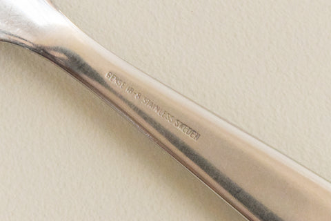 Vintage 1950s Swedish 18 Piece Stainless Steel Focus Cutlery Set by Folke Arström for Gense