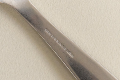 Vintage 1950s Swedish Stainless Steel Focus Salad Servers by Folke Arström for Gense