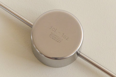 Vintage 1960s Danish Stainless Steel Cylinda Line Drinks Measure by Arne Jacobsen for Stelton