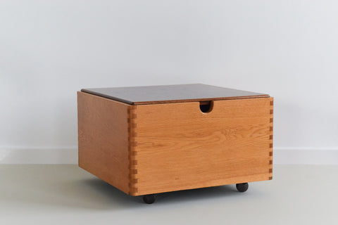 Vintage Rare 1960s Oak and Rosewood Drinks Box