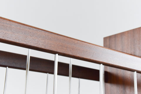 Vintage 1960s Teak Magazine Rack