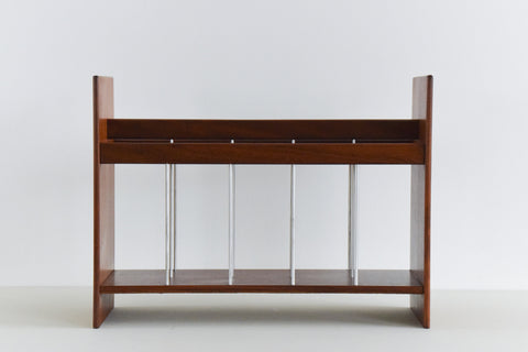 Vintage 1960s Teak Magazine Rack