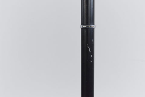 Vintage 1960s White and Black Hago Atomic Free Standing Coat Stand