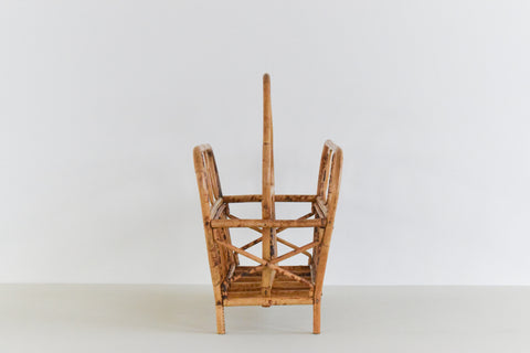 Vintage Bamboo Magazine Rack