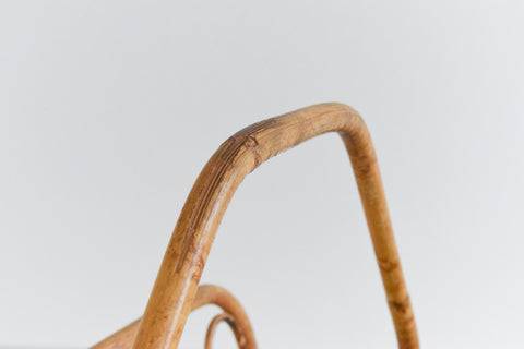 Vintage Bamboo Magazine Rack
