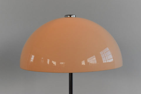 Vintage Chrome and Plastic Mushroom Floor Lamp by Cosmo Designs LTD.
