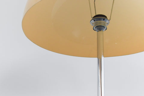 Vintage Chrome and Plastic Mushroom Floor Lamp by Cosmo Designs LTD.