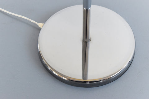 Vintage Chrome and Plastic Mushroom Floor Lamp by Cosmo Designs LTD.