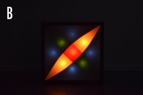 Vintage 1970s FAL Disco Light Box