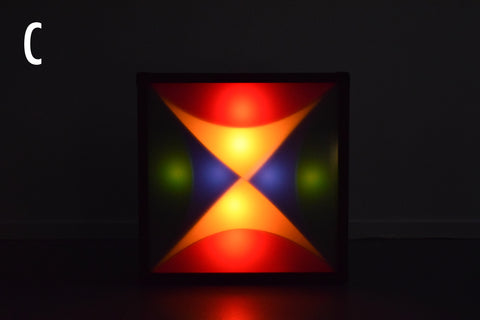 Vintage 1970s FAL Disco Light Box