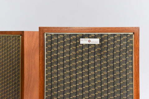Vintage 1970s Metro Sound ST.20 Stereo Amplifier and Speakers