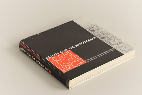 Vintage 1972 Genius and the Mobocracy Book by Frank Lloyd Wright