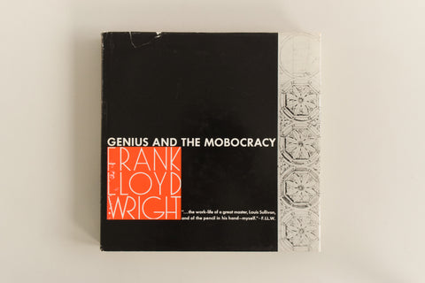 Vintage 1972 Genius and the Mobocracy Book by Frank Lloyd Wright