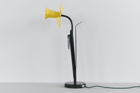 Vintage 1980s Daffodil Table Lamp by Peter Bliss