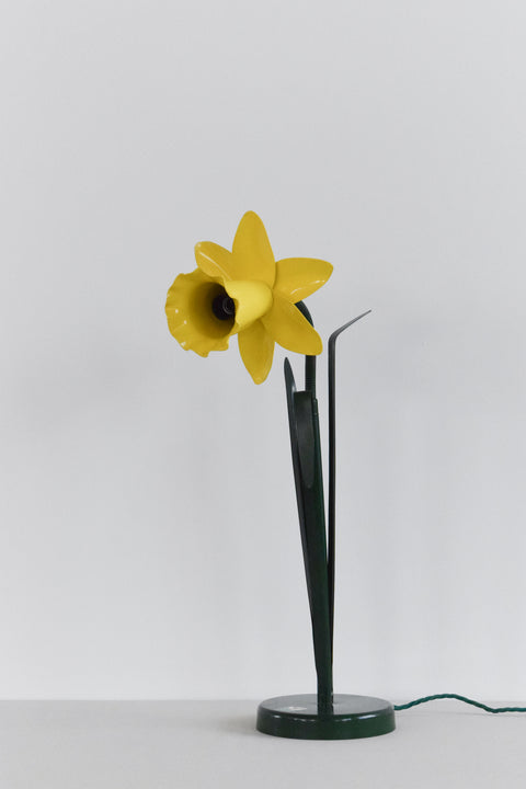 Vintage 1980s Daffodil Table Lamp by Peter Bliss