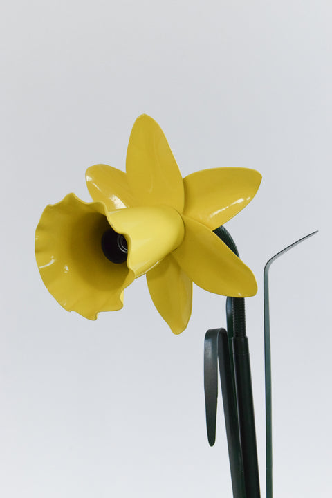 Vintage 1980s Daffodil Table Lamp by Peter Bliss