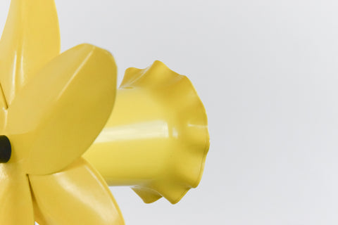 Vintage 1980s Daffodil Table Lamp by Peter Bliss