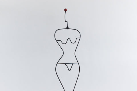 Vintage 1980s IKEA HÄPEN Female Mannequin / Valet Stand
