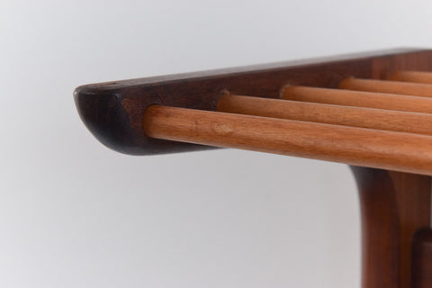 Vintage Afrormosia Wall Coat Rack by John Herbert for A. Younger Ltd