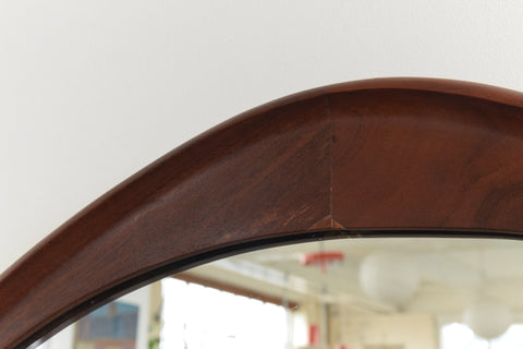 Vintage Danish Teak Mirror Possibly by Aksel Kjersgaard