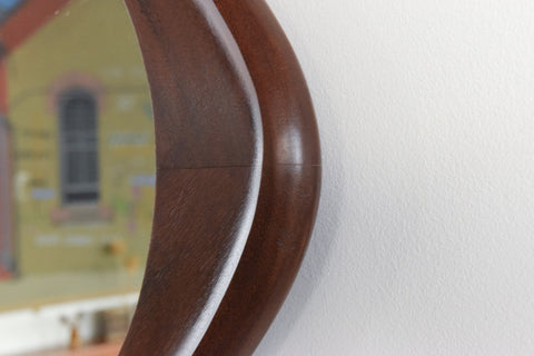 Vintage Danish Teak Mirror Possibly by Aksel Kjersgaard