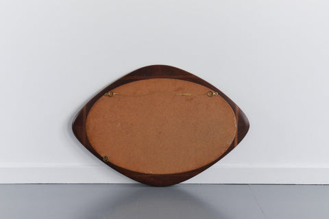 Vintage Danish Teak Mirror Possibly by Aksel Kjersgaard