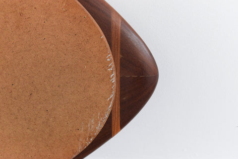 Vintage Danish Teak Mirror Possibly by Aksel Kjersgaard