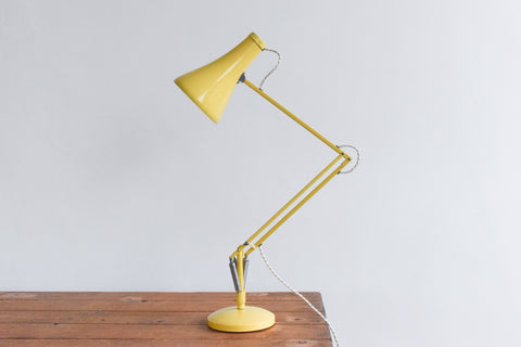 Vintage Yellow Anglepoise Apex 90 Lamp by Herbert Terry & Sons