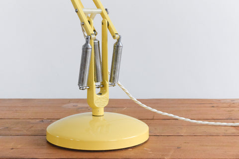Vintage Yellow Anglepoise Apex 90 Lamp by Herbert Terry & Sons