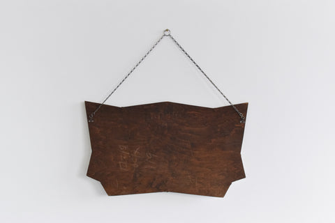 Vintage Frameless Bevelled Mirror