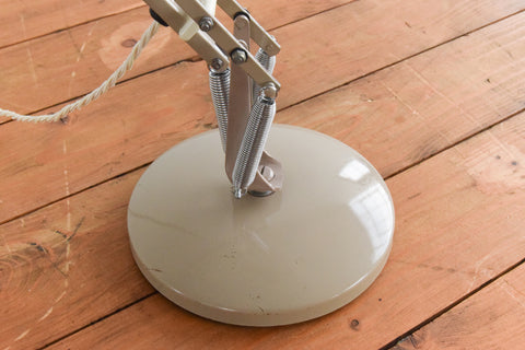 Vintage Mushroom Beige Anglepoise Apex 90 Lamp by Herbert Terry & Sons