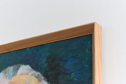 Vintage Oil on Board Painting by Artist Audrey Harling (1920-1995)